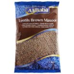 ALIBABA BROWN LENTILS 1KG