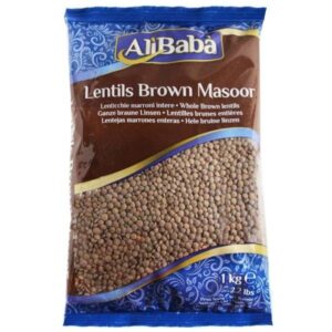 ALIBABA BROWN LENTILS 1KG