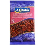 ALIBABA DRY CHILLI WHOLE RED EXTRA HOT 50G