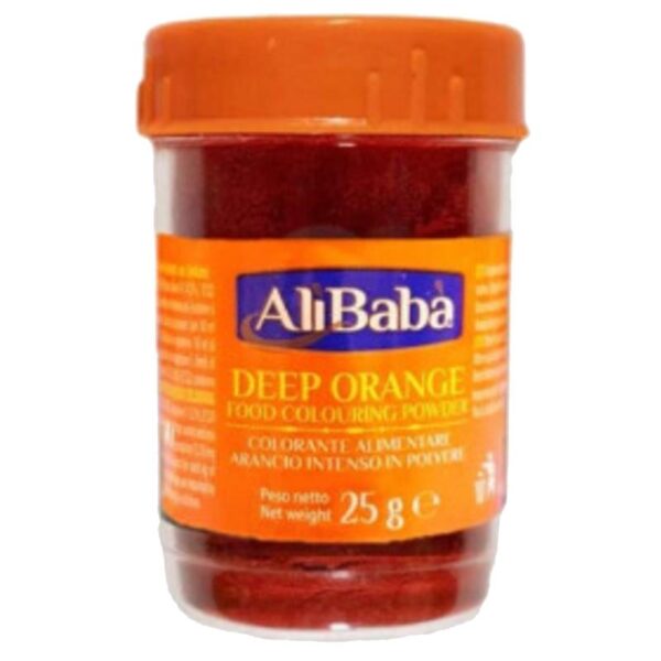 ALIBABA FOOD COLOUR DEEP ORANGE 25gr