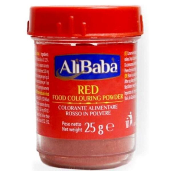 ALIBABA FOOD COLOUR RED 25gr