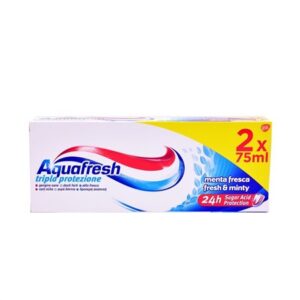 Aquafresh Fresh & Minty 75ml 2 piece