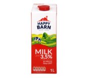 Happy Barn Milk 3.5% 1ltr