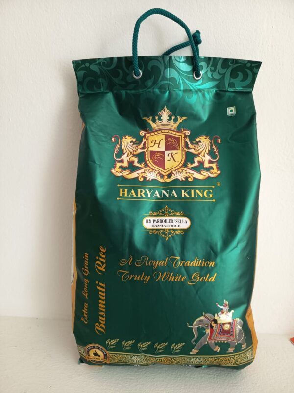 RICE HARYANA KING BASMATI PARBOILED 5kg