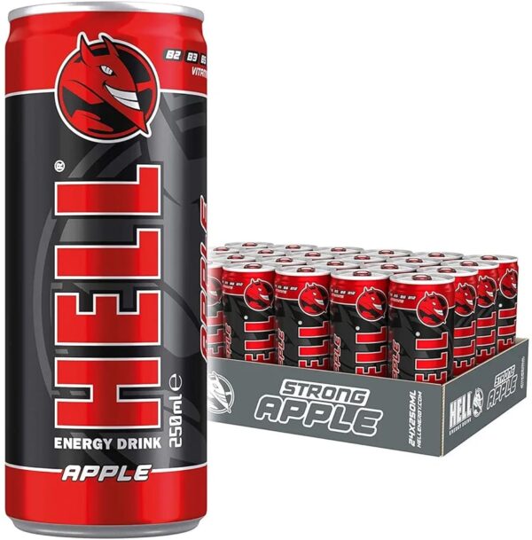HELL ENERGY DRINK APPLE 250ML