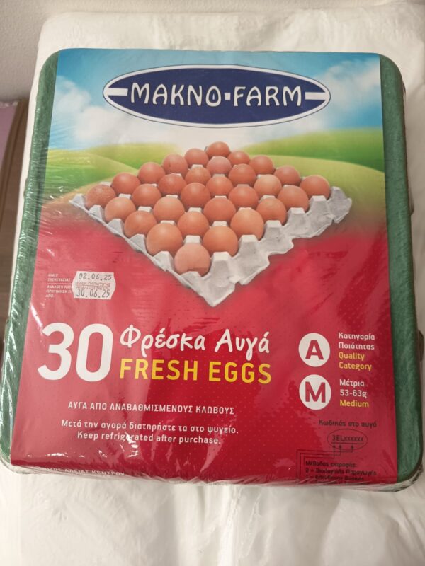 MAKNO Farm Medium Eggs 30 Piece