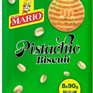 MARIO PISTACHIO BISCUIT 90G (PACK OF 8)