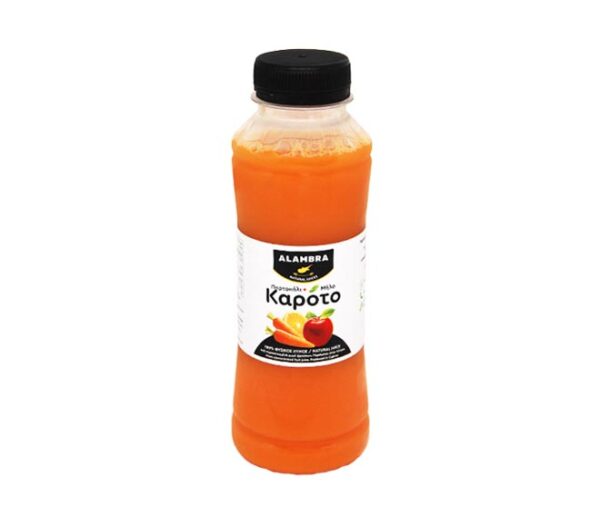 ALAMBRA Natural Juice With (Apple, Orange And Carrot 330 ml)