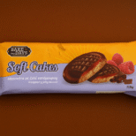 BAKE MY DAYS (SOFT CAKES RASPBERRY BISCUIT 115G)