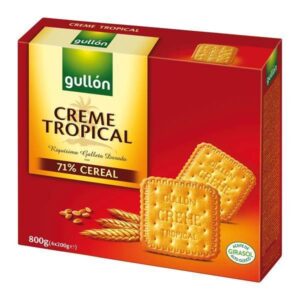 GULLON CREME TROPICAL BISCUITS 800G (PACK OF 4)