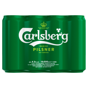 CARLSBERG BEER CAN 500ML (PACK OF 8)