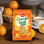 MUNCHEE ORANGE CREAM BISCUITS 210G
