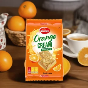 MUNCHEE ORANGE CREAM BISCUITS 210G