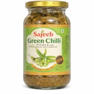 SAJEEB GREEN CHILLI PICKLE 400G