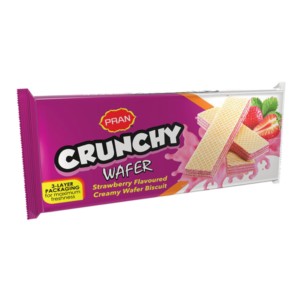 PRAN WAFER STRAWBERRY FLAVOURED 150G