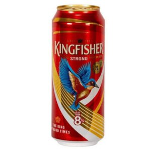 KINGFISHER BEER CAN 500ML (8%)